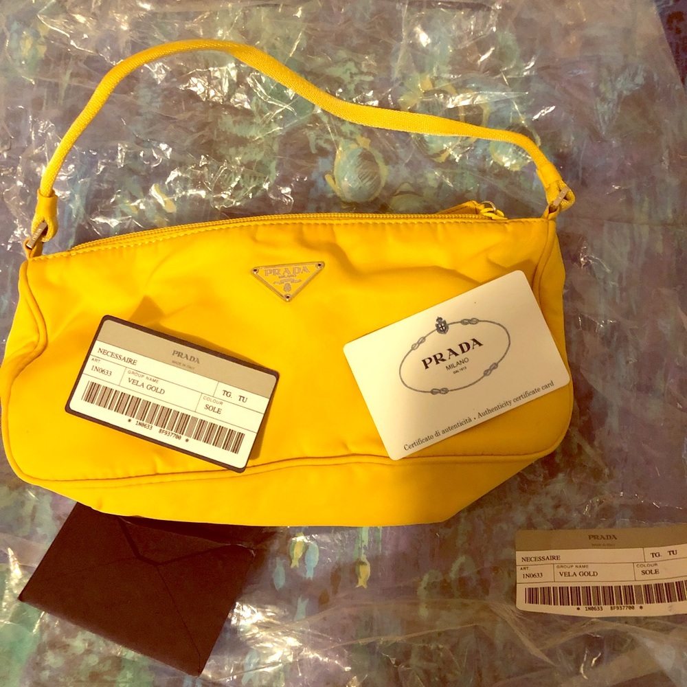 Vintage Prada Small over shoulder bag.